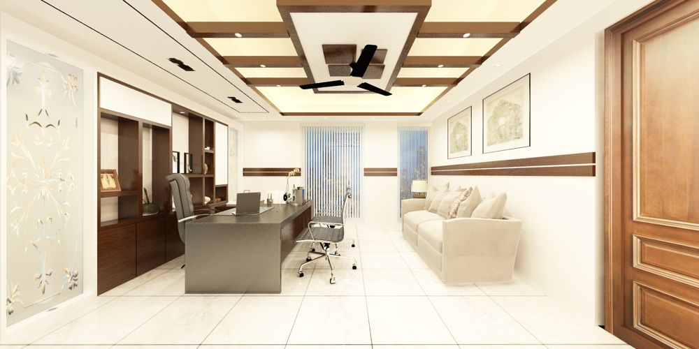 Corporate office interior design at JSS Services Ltd in Khilkhet