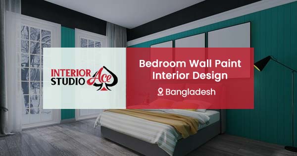 Bedroom Wall Paint Interior Design in Bangladesh