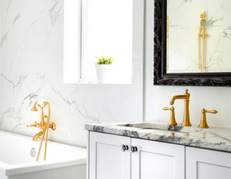 Choose Golden Color Bathroom Fittings