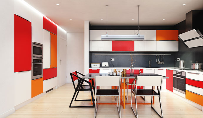 Color blocking  in Interior Design