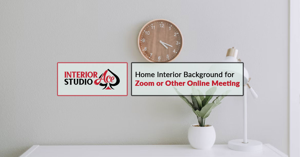 Home Interior Background for Zoom or Other Online Meeting