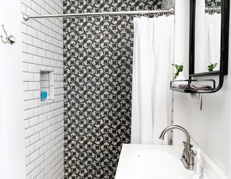 Personalize Your Bathroom With a Wallpaper Accent