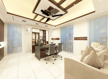 CEO Desk Design for JSS Service Ltd by Interior Studio Ace