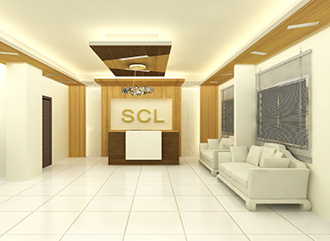 Reception Desk Design for SCL Development by Interior Studio Ace