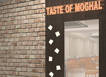 Taste of Moghal Interior Design by Interior Studio ace Front View