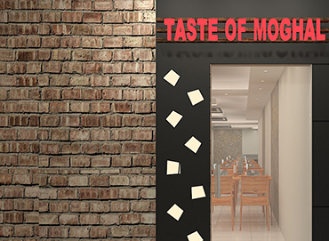 Taste of Moghal Interior Design by Interior Studio ace Front View