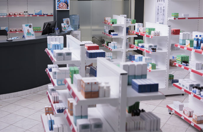 Customizable Retail Pharmacy Interior Design