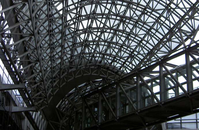 Dome Build by steel structures