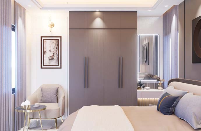 Modern Dressing Unit interior design service in Bangladesh