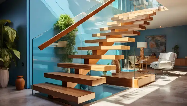 Floating staircase design
