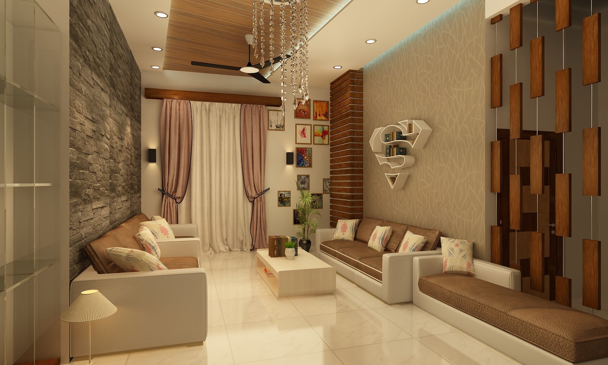 Luxury modern living room design