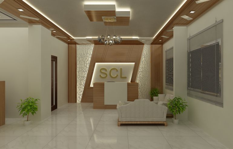 Reception Desk Front Interior Design In Dhaka Successfully Completed Beautiful Reception Space Design For Scl Development