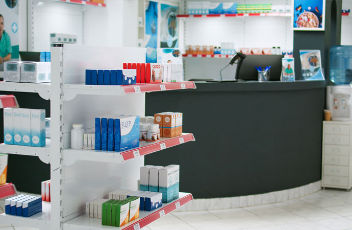 Medicine Shop Interior Design