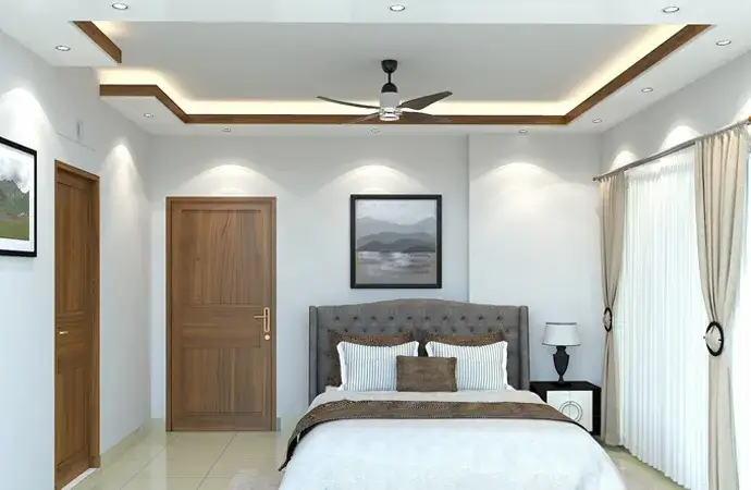 Modern bedroom ceiling design in Dhaka Bangladesh
