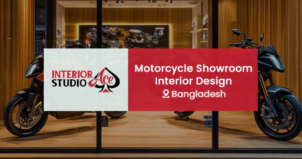 Motorcycle showroom interior design service in Bangladesh