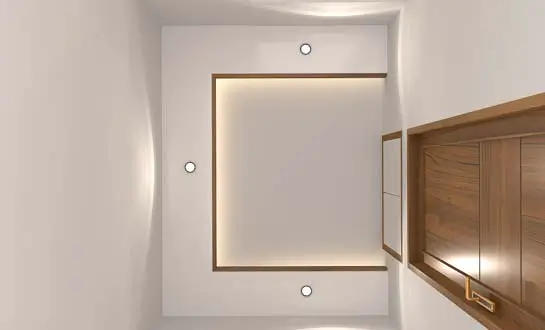 Simple gypsum ceiling