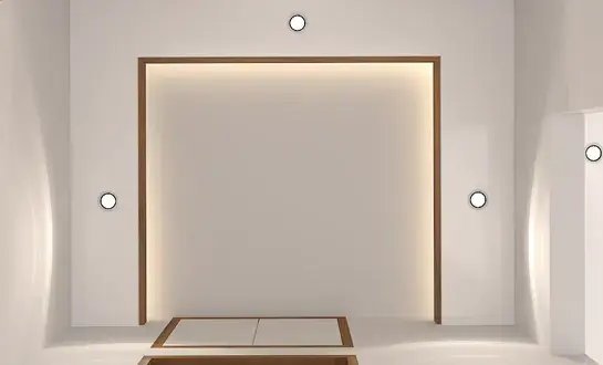 Simple minimalist bedroom ceiling design