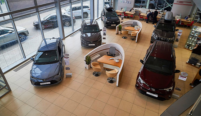 Trending Automobile Showroom Interior Design Service