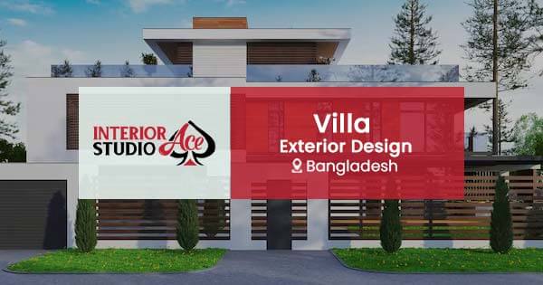 Villa exterior design in Bangladesh